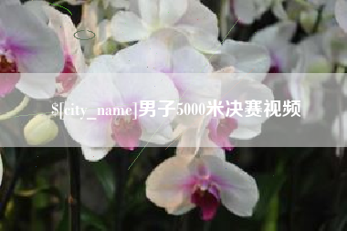 浚县男子5000米决赛视频