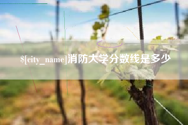 浚县消防大学分数线是多少