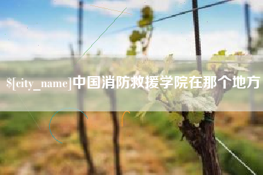 浚县中国消防救援学院在那个地方