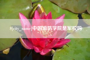 浚县中国消防学院是军校吗