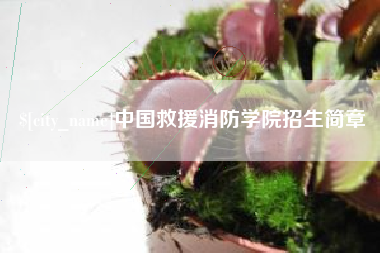 浚县中国救援消防学院招生简章