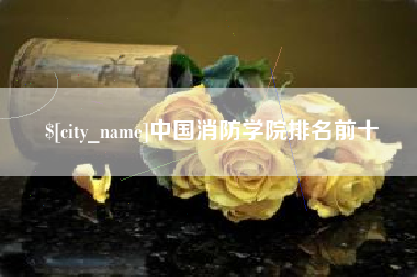 浚县中国消防学院排名前十