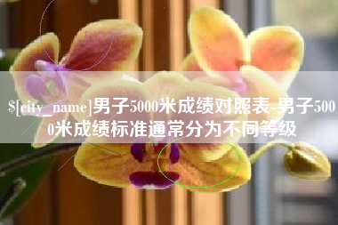 浚县男子5000米成绩对照表-男子5000米成绩标准通常分为不同等级