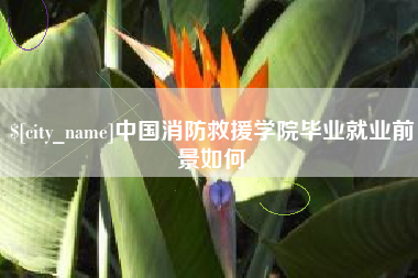 浚县中国消防救援学院毕业就业前景如何