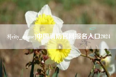 浚县中国消防官网报名入口2024