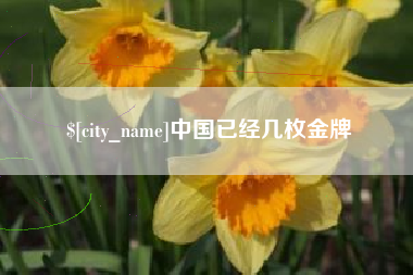 浚县中国已经几枚金牌