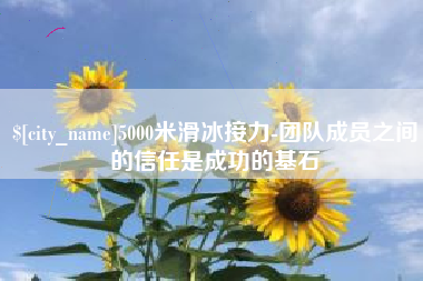 浚县5000米滑冰接力-团队成员之间的信任是成功的基石