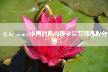 浚县中国消防救援学院新疆录取分数