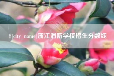 浚县浙江消防学校招生分数线