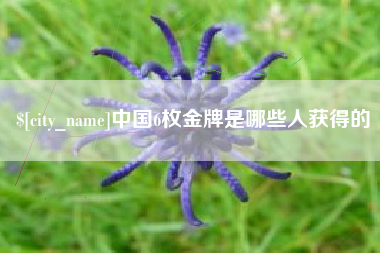 浚县中国6枚金牌是哪些人获得的