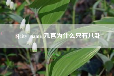 浚县九宫为什么只有八卦