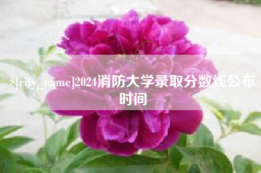 浚县2024消防大学录取分数线公布时间