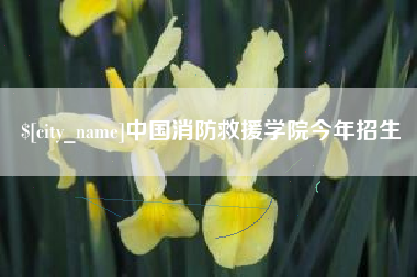 浚县中国消防救援学院今年招生