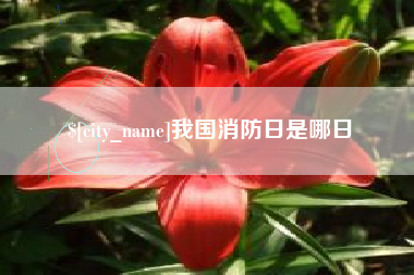 浚县我国消防日是哪日