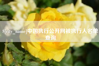 浚县中国执行公开网被执行人名单查询
