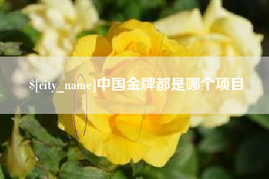 浚县中国金牌都是哪个项目