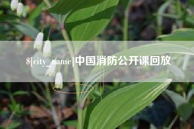 浚县中国消防公开课回放
