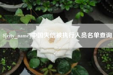 浚县中国失信被执行人员名单查询