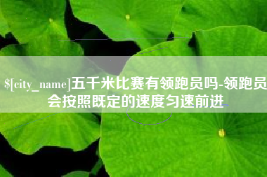 浚县五千米比赛有领跑员吗-领跑员会按照既定的速度匀速前进