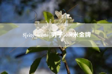 浚县男子5000米金牌
