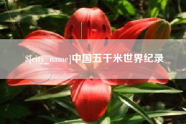 浚县中国五千米世界纪录