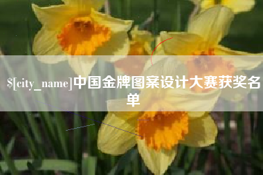浚县中国金牌图案设计大赛获奖名单
