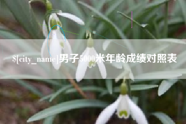 浚县男子5000米年龄成绩对照表