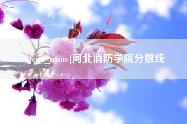 浚县河北消防学院分数线