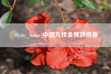 浚县中国九枚金牌获得者