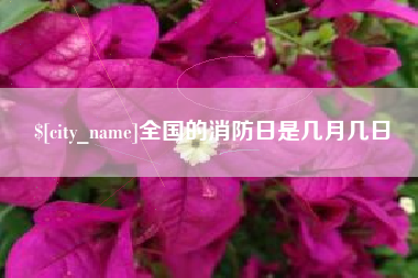 浚县全国的消防日是几月几日