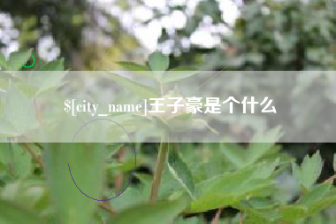 浚县王子豪是个什么
