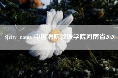 浚县中国消防救援学院河南省2020